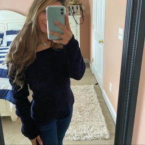 Off the shoulder sweater r